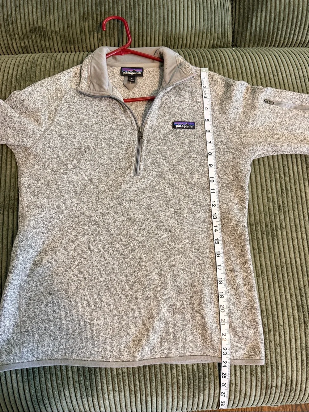 Patagonia Better Sweater 1/4 Zip Pullover Gray Women’s Medium